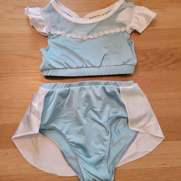 Cinderella inspired bathing suit sz 8/10 - Picture 1 of 5